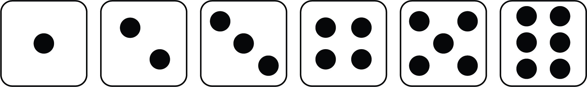 Rolling a Die - Fair Dice, Interactive Questions, Examples