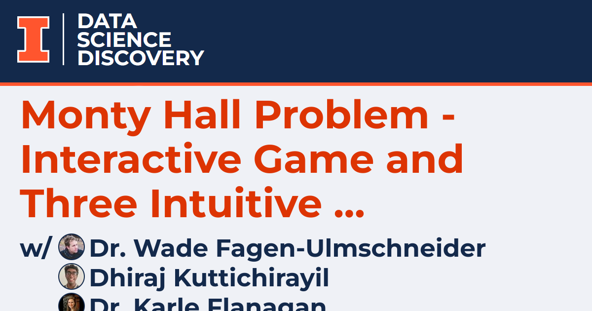 Monty Hall Problem - Interactive Game and Three Intuitive Solutions