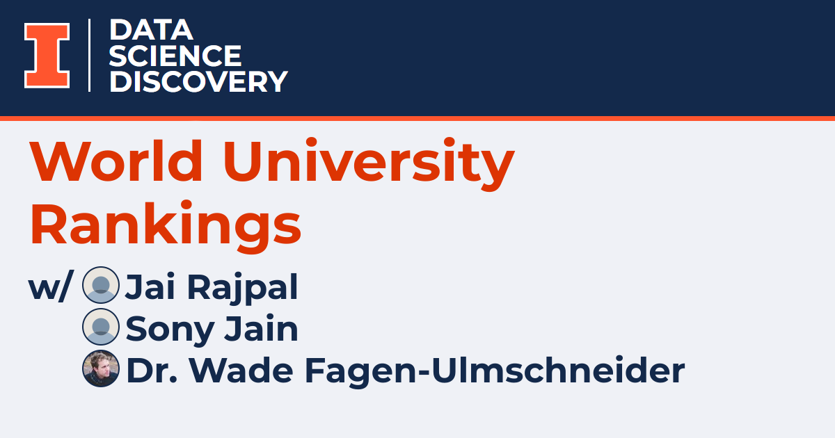 World University Rankings - Data Science Discovery